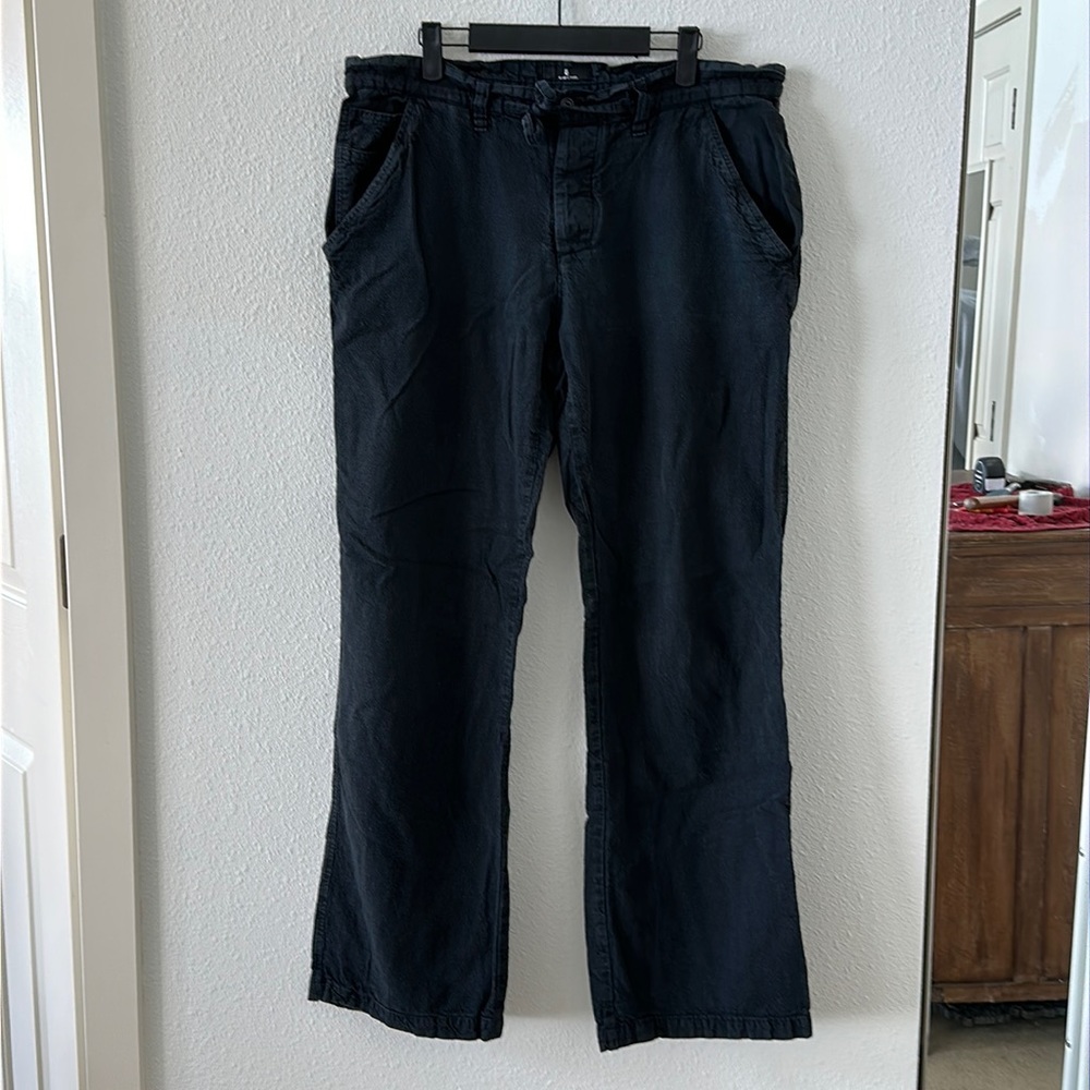 Linen Black Pants 36